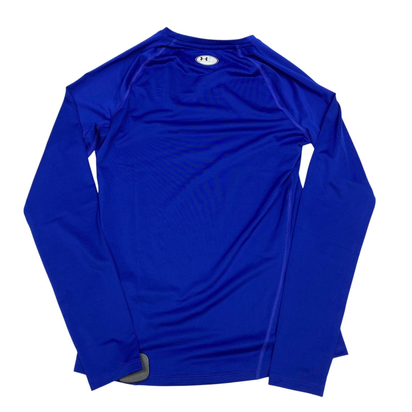 Athletic Top Long Sleeve Crewneck By Under Armour In Blue, Size: M