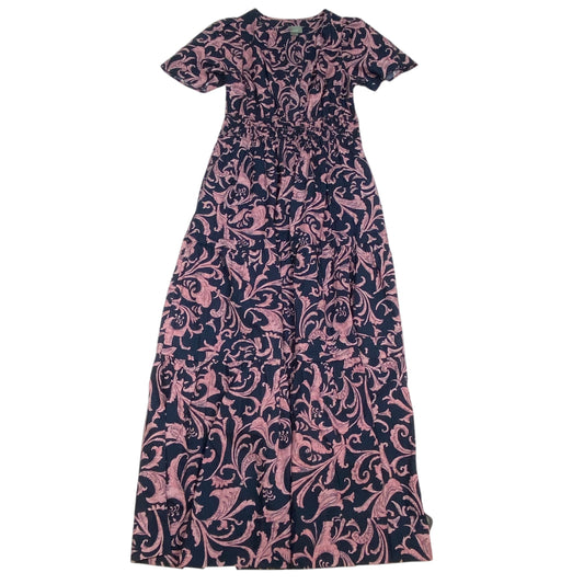 Dress Casual Maxi By Anthropologie In Blue & Pink, Size: S