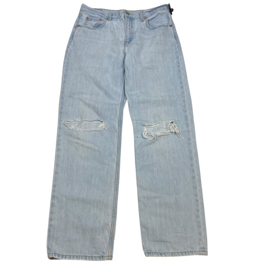 Jeans Straight By Levis In Blue Denim, Size: 8