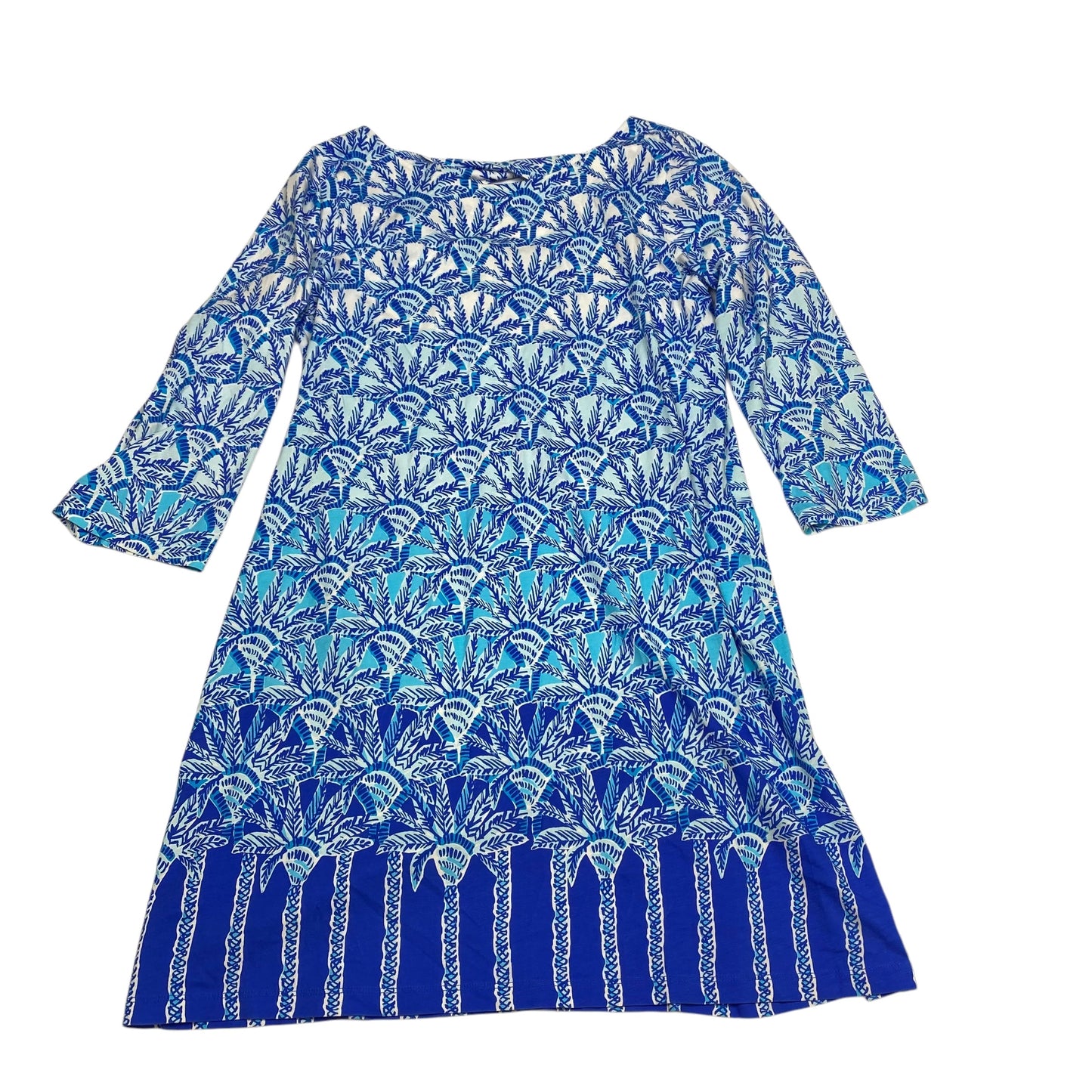 Dress Designer By Lilly Pulitzer In Blue & White, Size: Xl