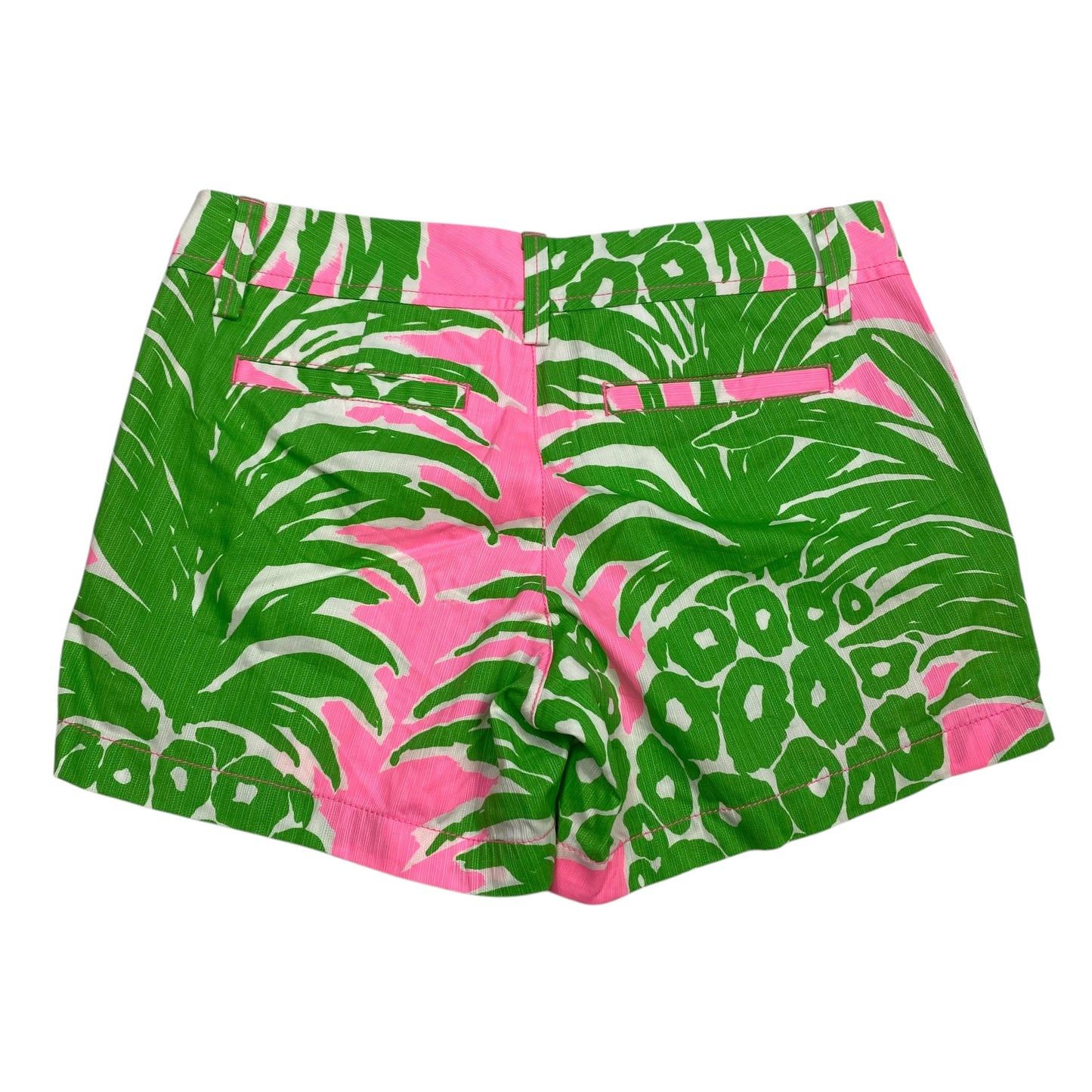 Shorts Designer By Lilly Pulitzer In Green & Pink, Size: 4