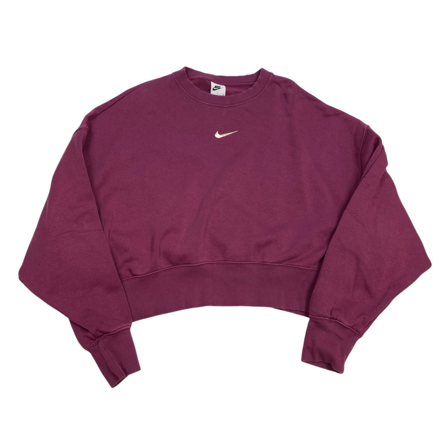 Athletic Sweatshirt Crewneck By Nike In Purple, Size: S