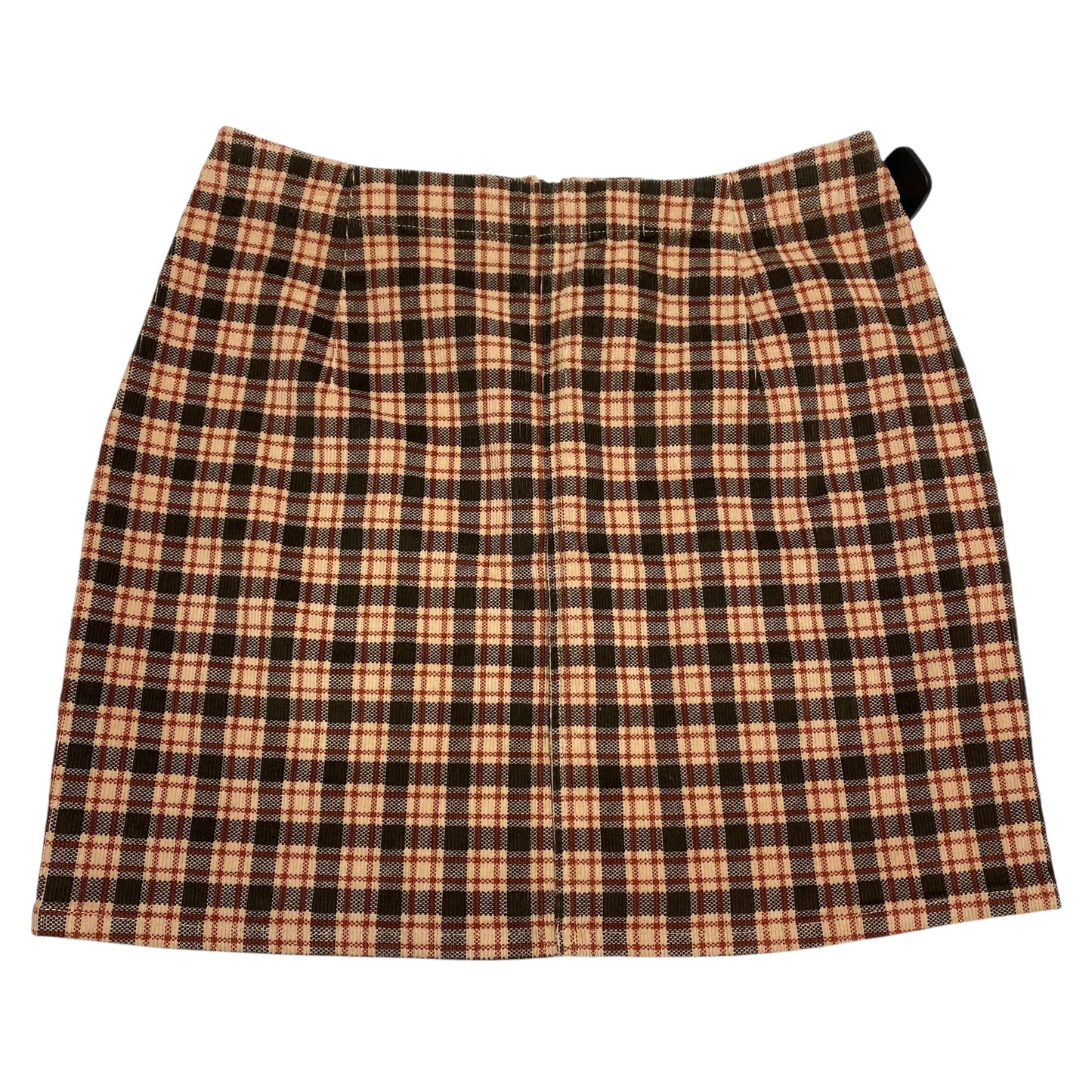 Skirt Mini & Short By Wild Fable In Brown & Tan, Size: L