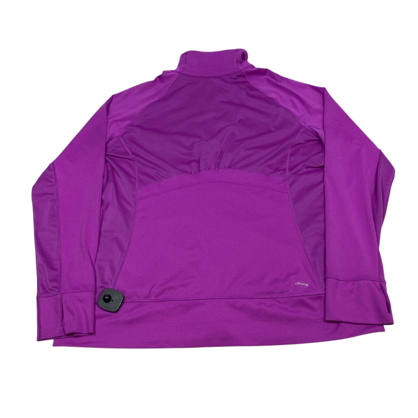 Athletic Jacket By Adidas In Purple, Size: 2x