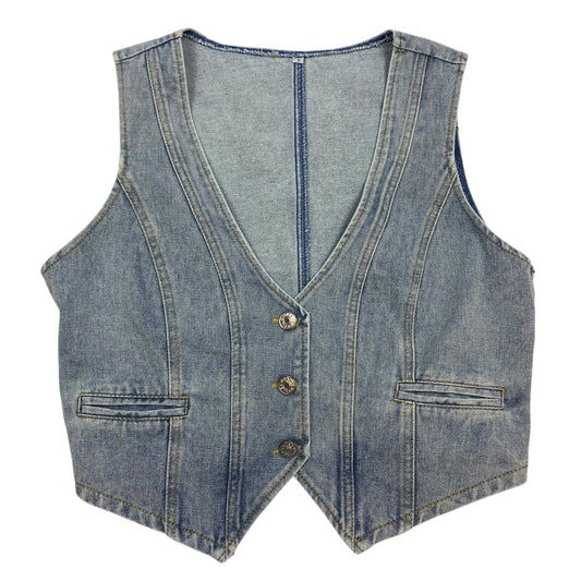 Vest Other By Cmf In Blue Denim, Size: S