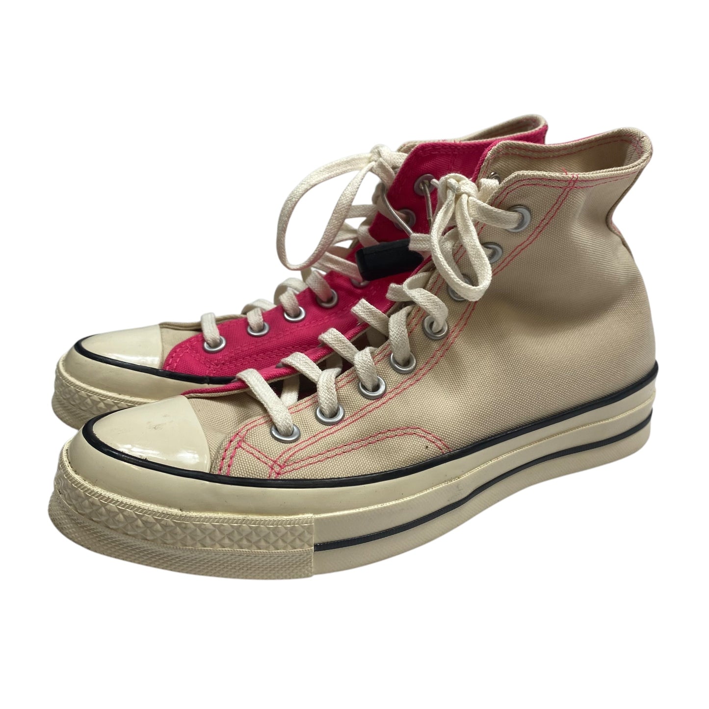 Shoes Sneakers By Converse In Cream & Pink, Size: 8.5