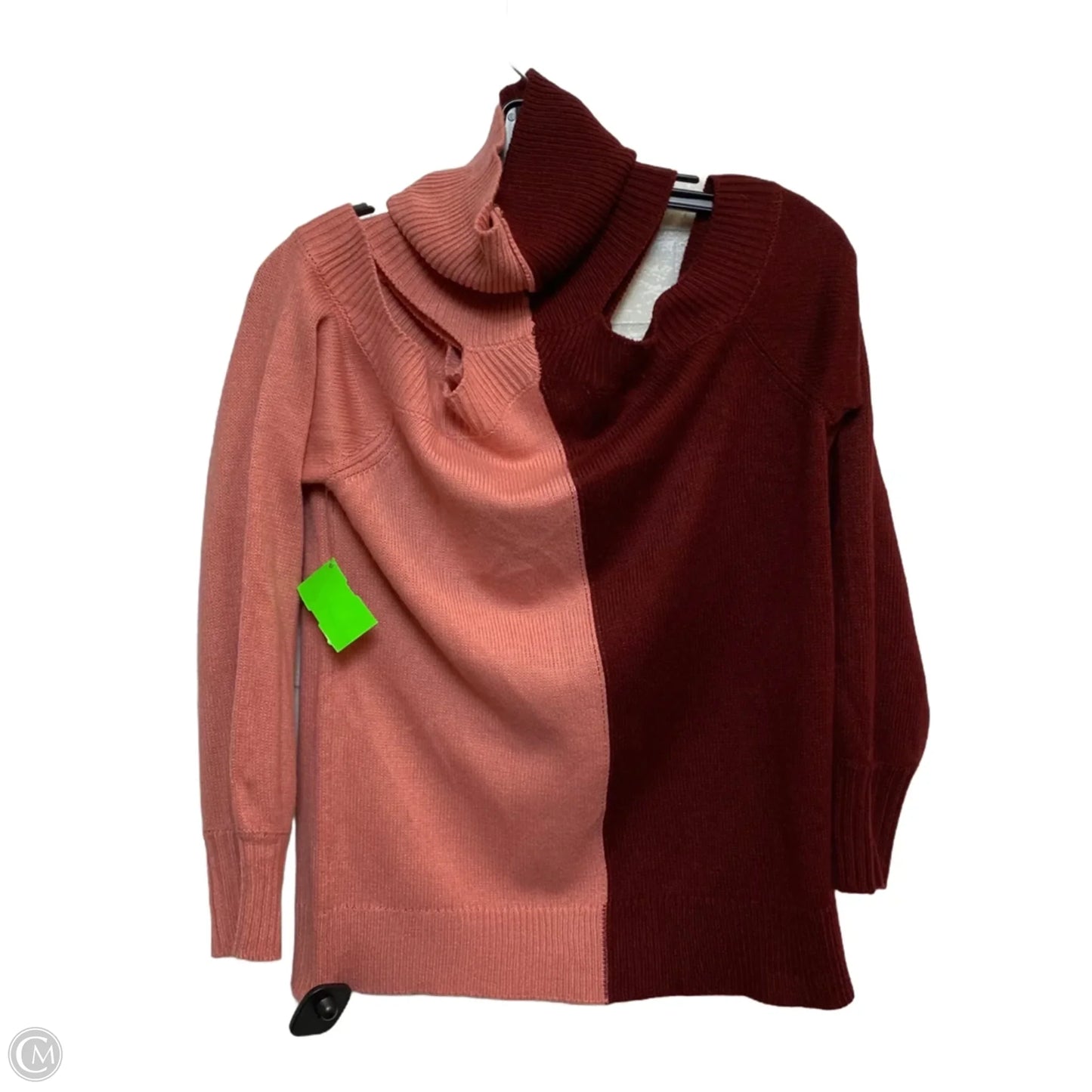 Sweater By New York And Co In Pink & Red, Size: S