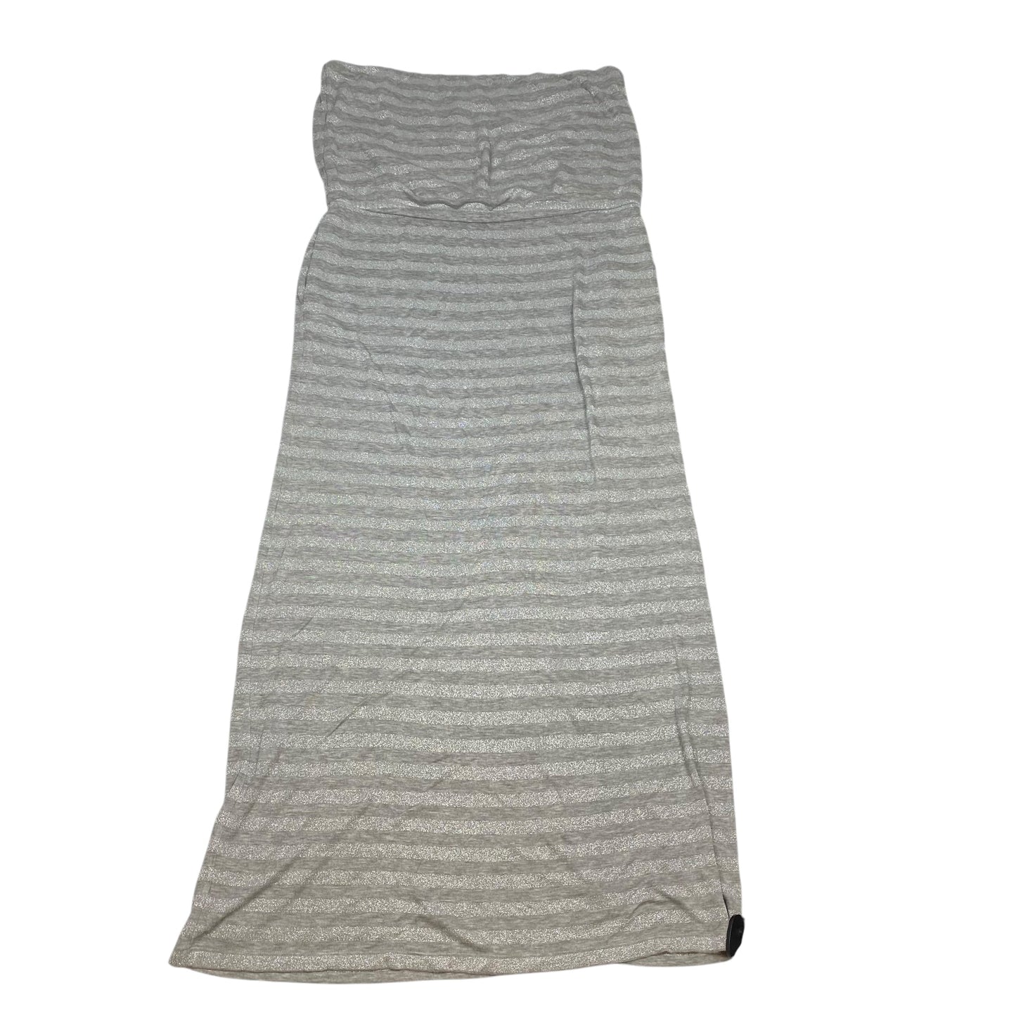 Dress Casual Maxi By White House Black Market In Grey, Size: Xl