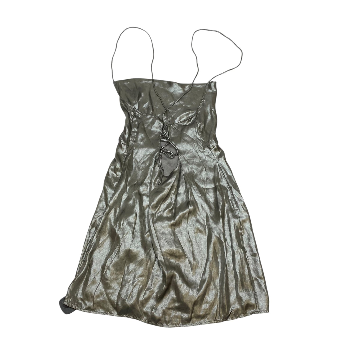 Dress Party Short By Urban Outfitters In Silver, Size: L