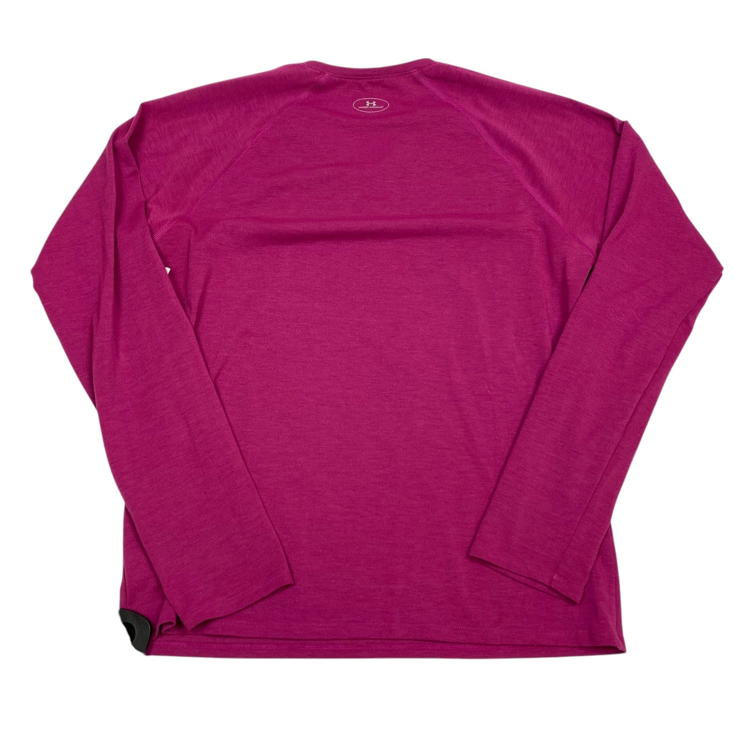 Athletic Top Long Sleeve Crewneck By Under Armour In Pink, Size: S