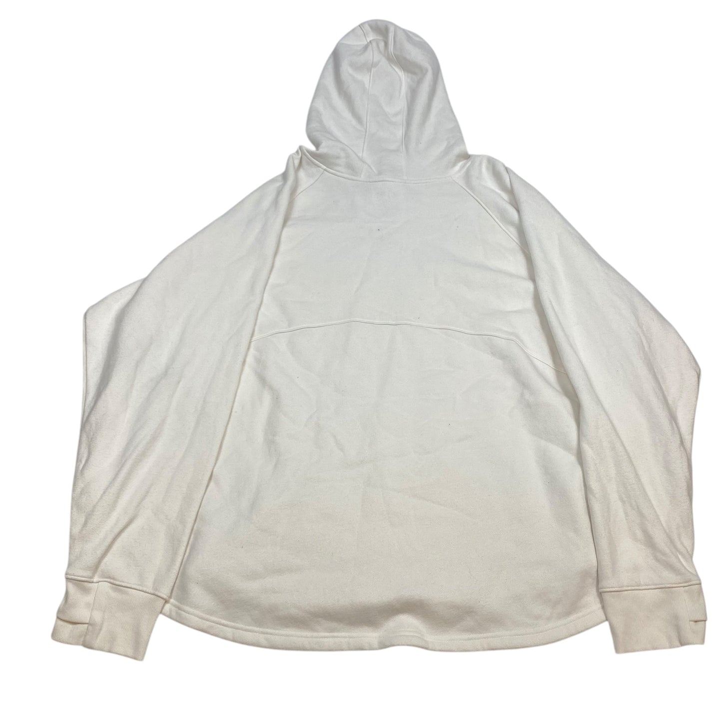 Athletic Sweatshirt Hoodie By Tek Gear In Cream, Size: 4x