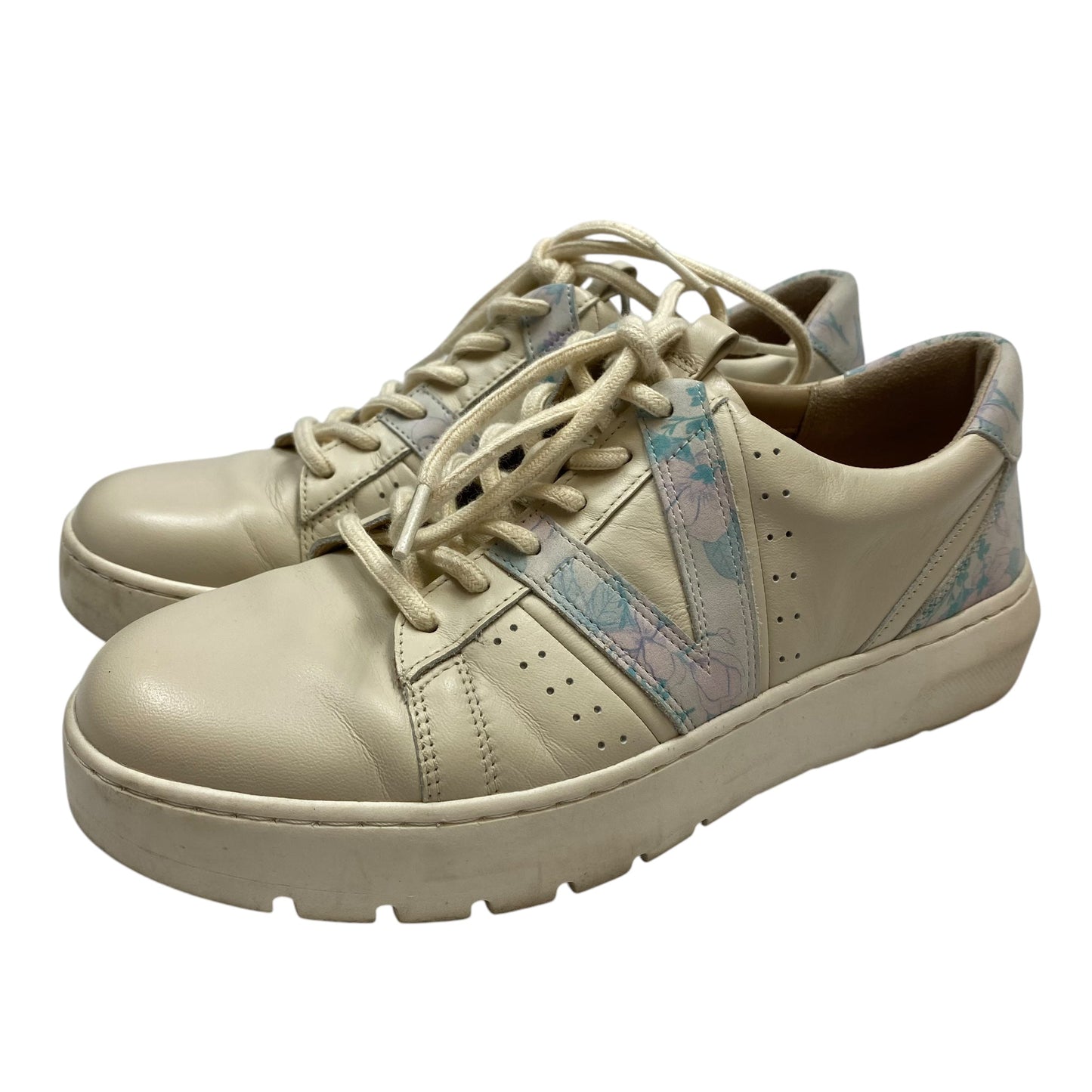 Shoes Sneakers By Vionic In Cream, Size: 8