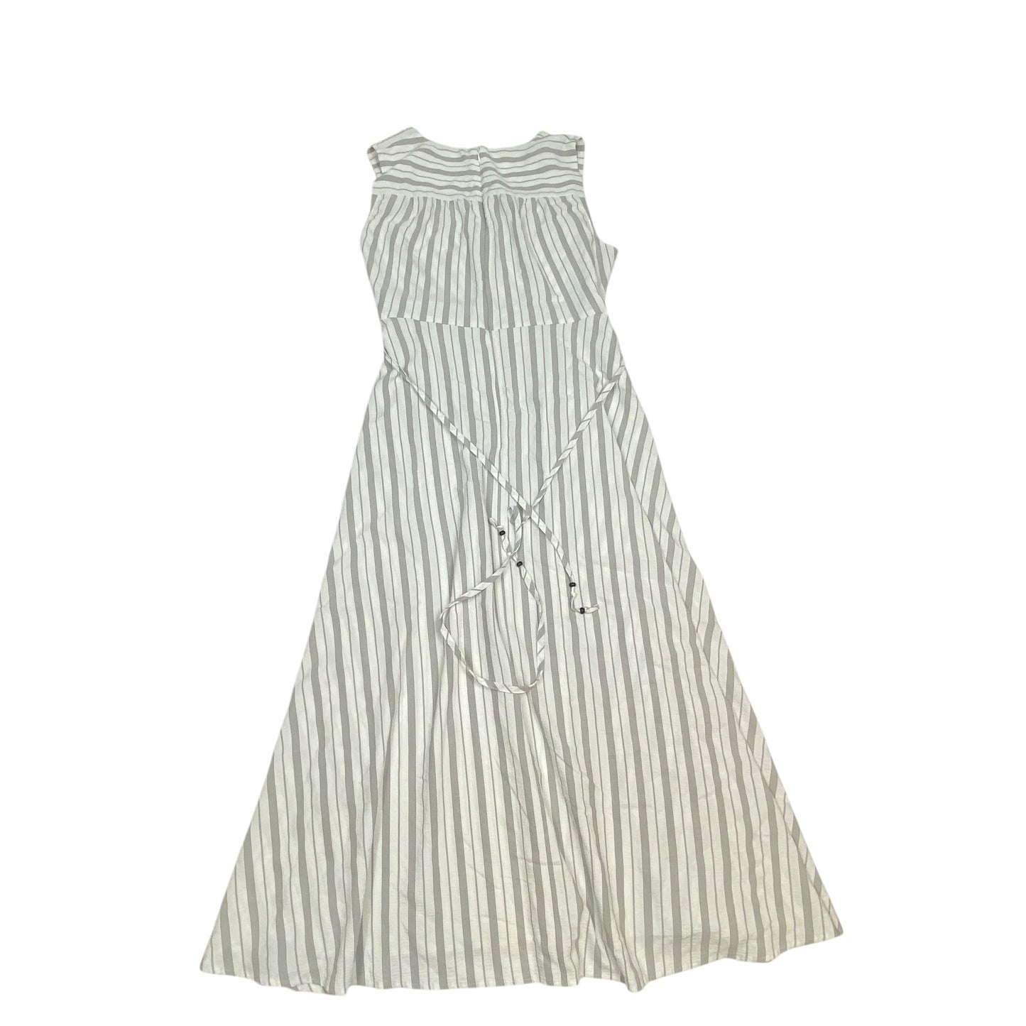 Dress Casual Maxi By Calvin Klein In Grey & White, Size: Xl