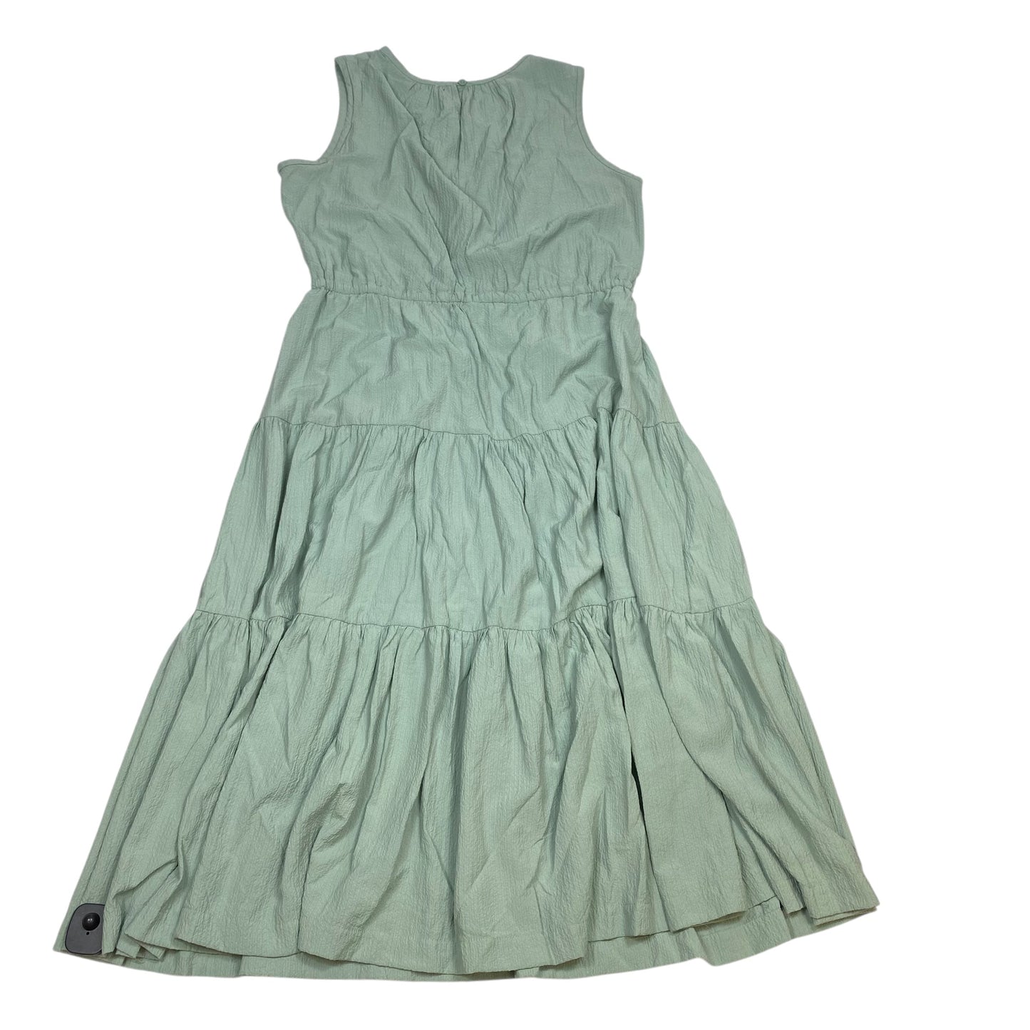 Dress Casual Midi By Calvin Klein In Green, Size: Xl