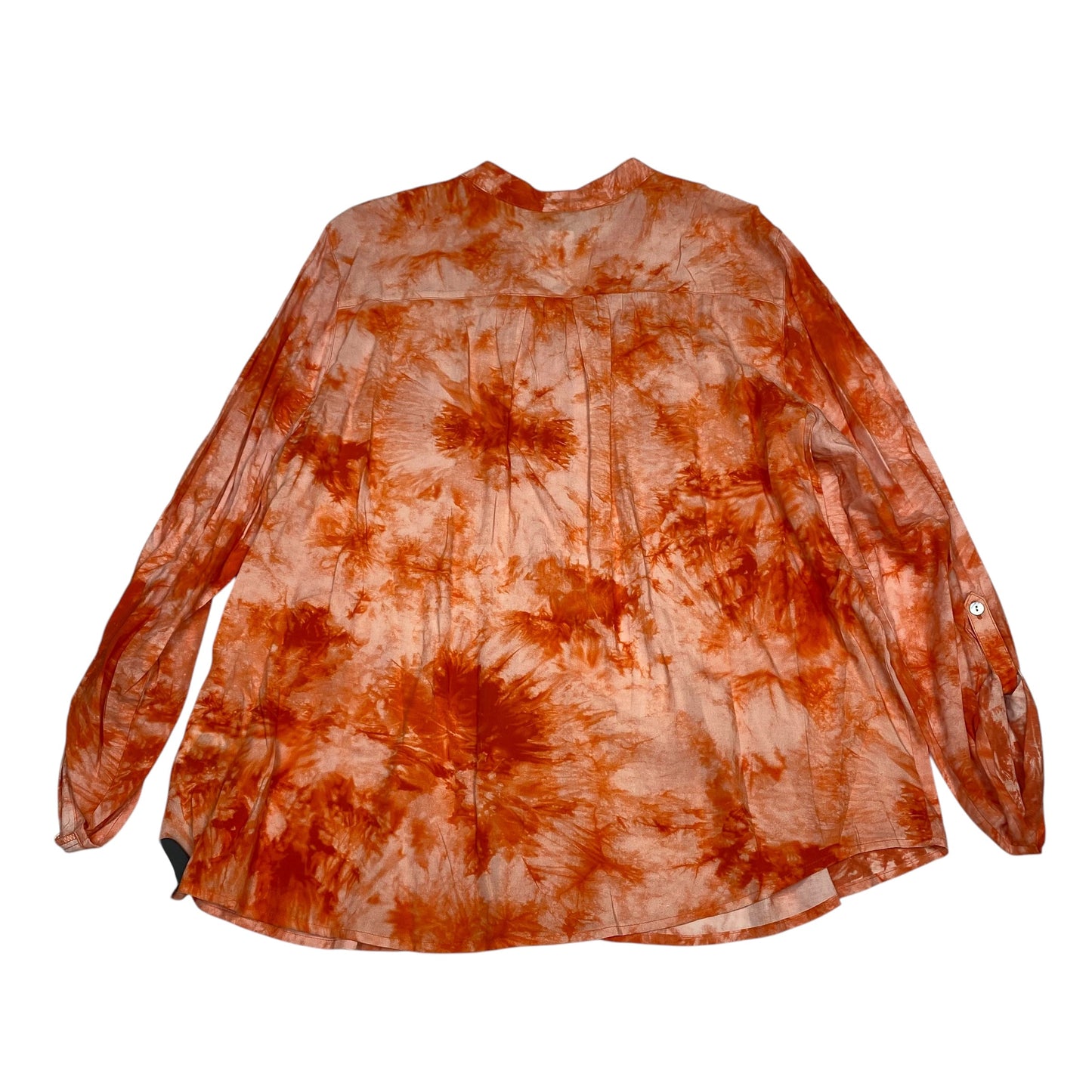 Top Long Sleeve By Ruby Rd In Orange, Size: Xl