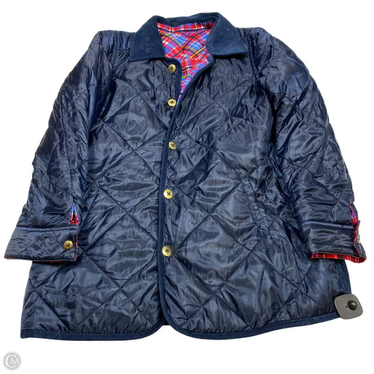 Jacket Puffer & Quilted By Rafaella In Navy, Size: L