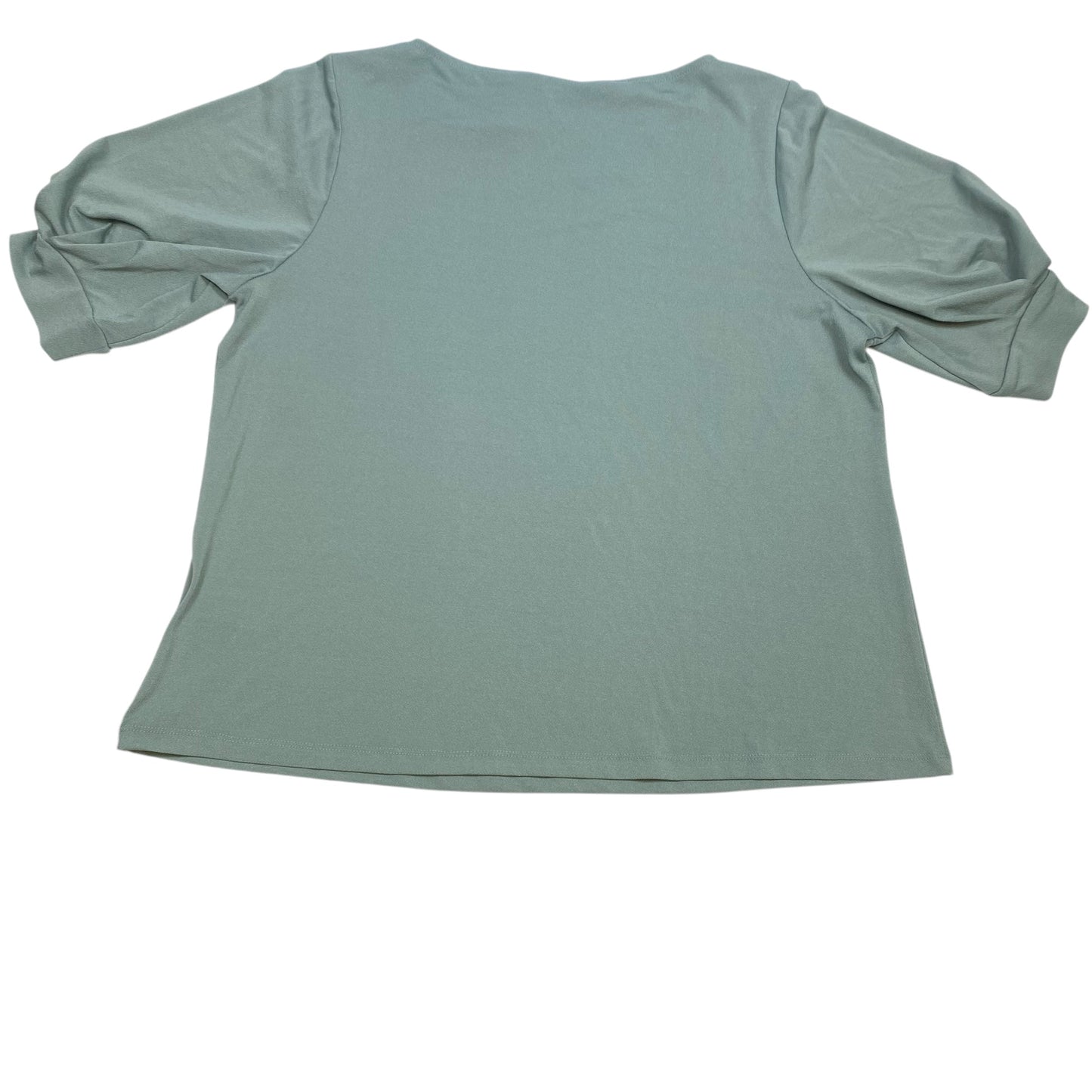 Top Short Sleeve By H&m In Green, Size: L