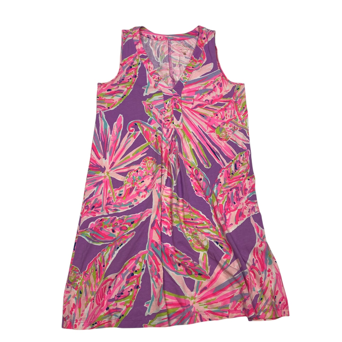 Dress Designer By Lilly Pulitzer In Pink & Purple, Size: Xs