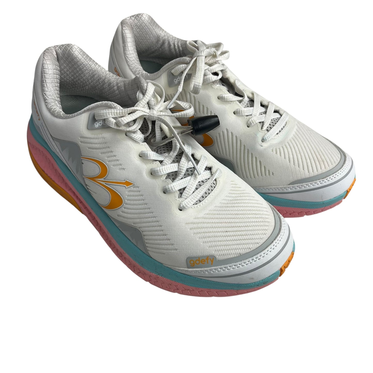 Shoes Athletic By GDEFY In White, Size: 8.5