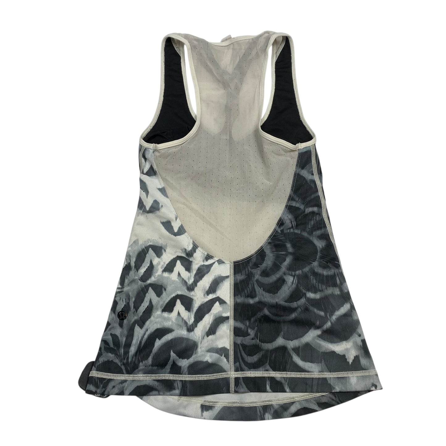 Athletic Tank Top By Lululemon In Black & Grey, Size: Xs