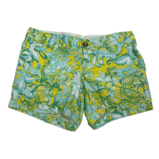 Shorts Designer By Lilly Pulitzer In Blue & Yellow, Size: 6