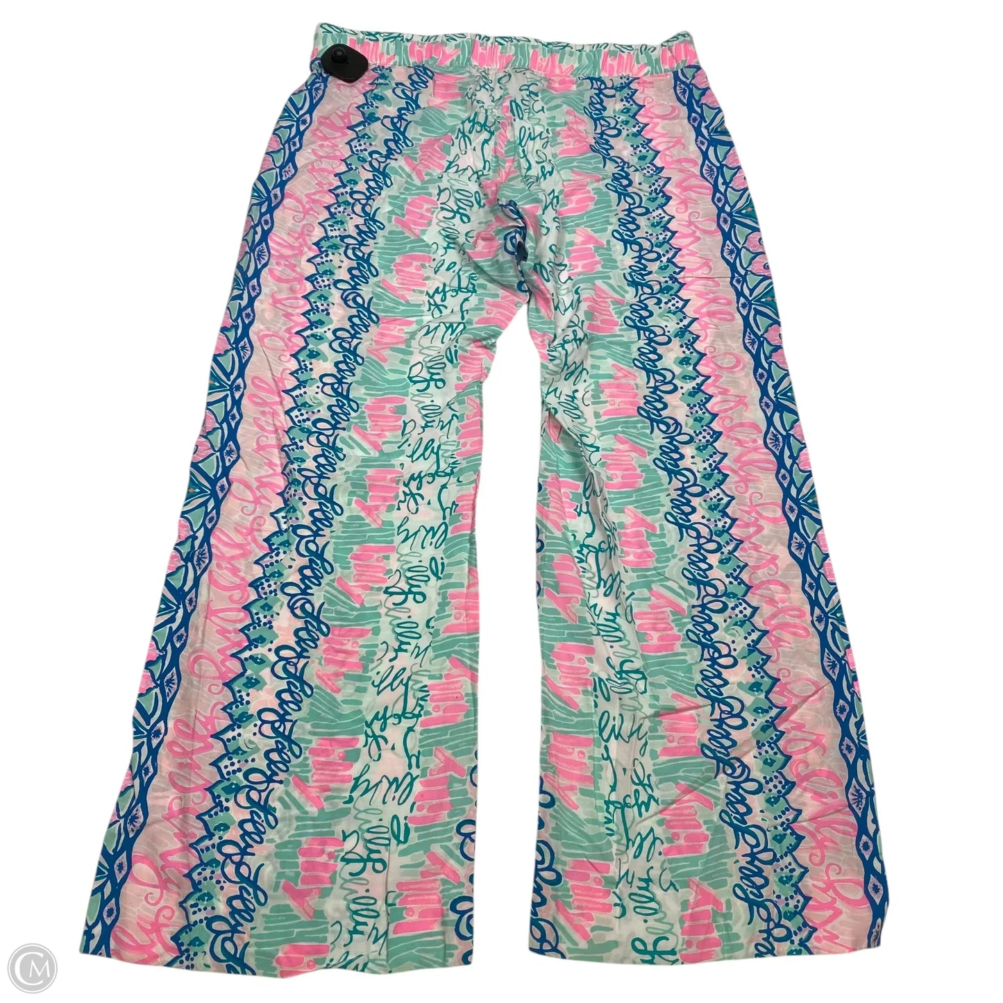 Pants Designer By Lilly Pulitzer In Blue & Pink, Size: M