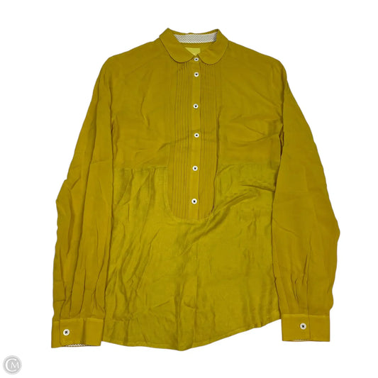 Top Long Sleeve By Maeve In Yellow, Size: S