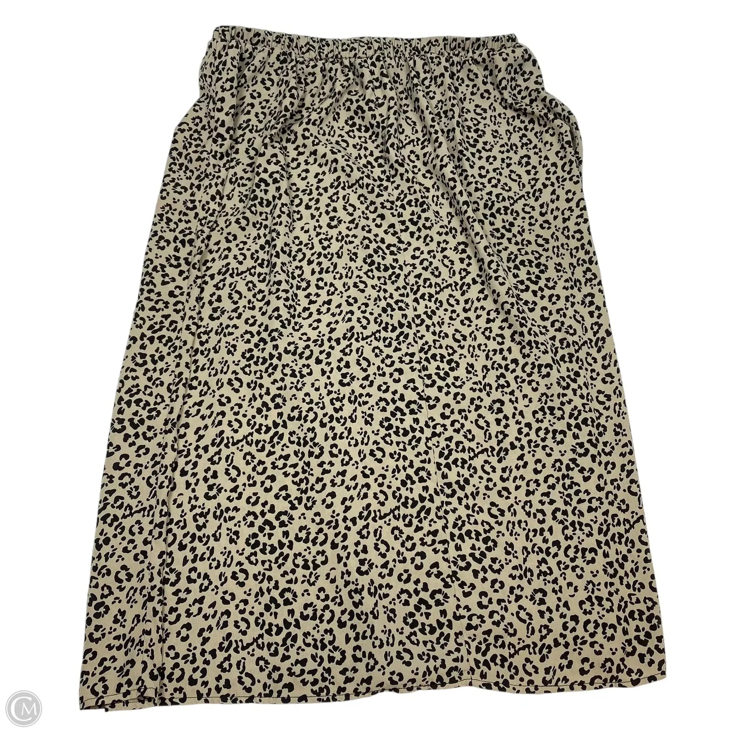 Skirt Midi By Shein In Animal Print, Size: 2x