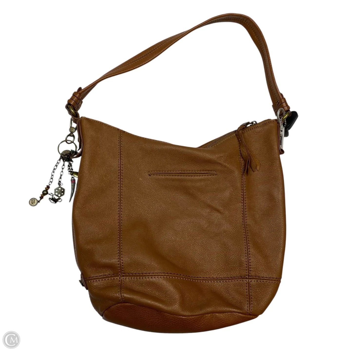 Handbag Leather By The Sak, Size: Medium