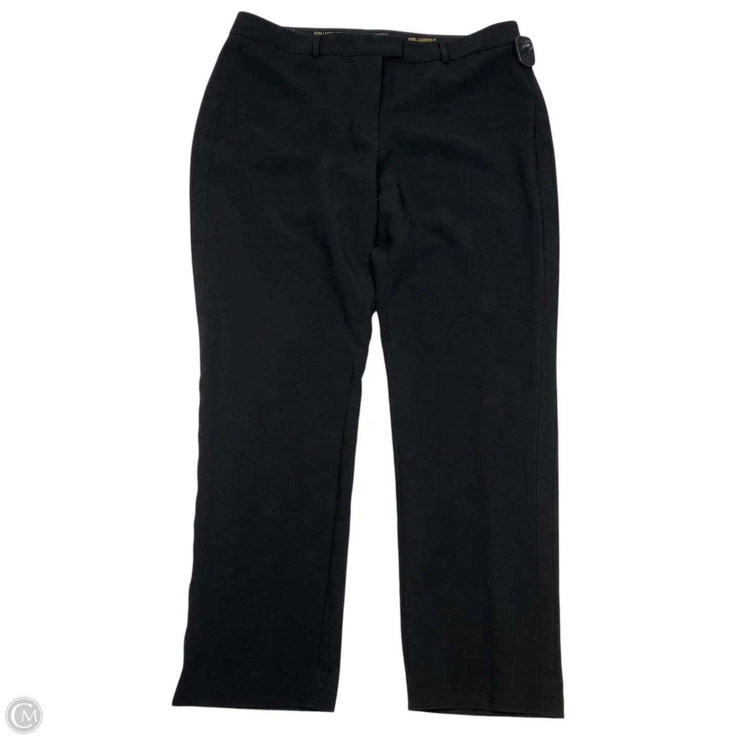 Pants Designer By Karl Lagerfeld In Black, Size: 14