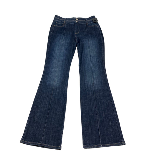 Blue Denim Jeans Flared White House Black Market, Size 4