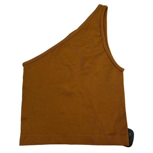 Brown Top Sleeveless Basic A New Day, Size M