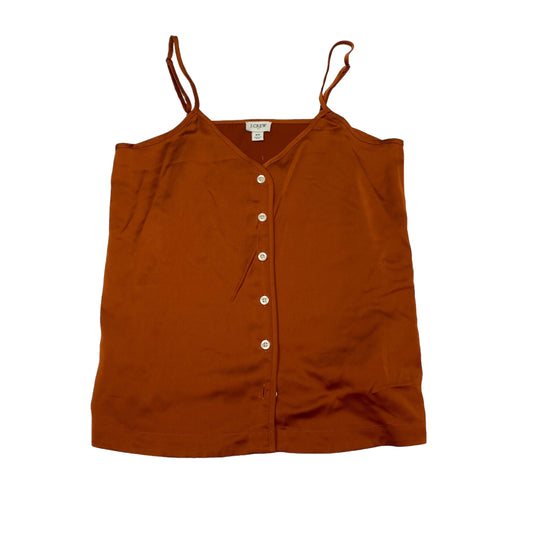 Orange Top Sleeveless J. Crew, Size Xs