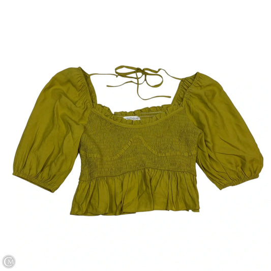 Top Short Sleeve By Vestique In Green, Size: S