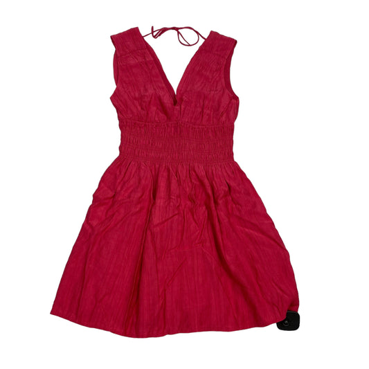 Red Dress Casual Short Abercrombie And Fitch, Size Xs