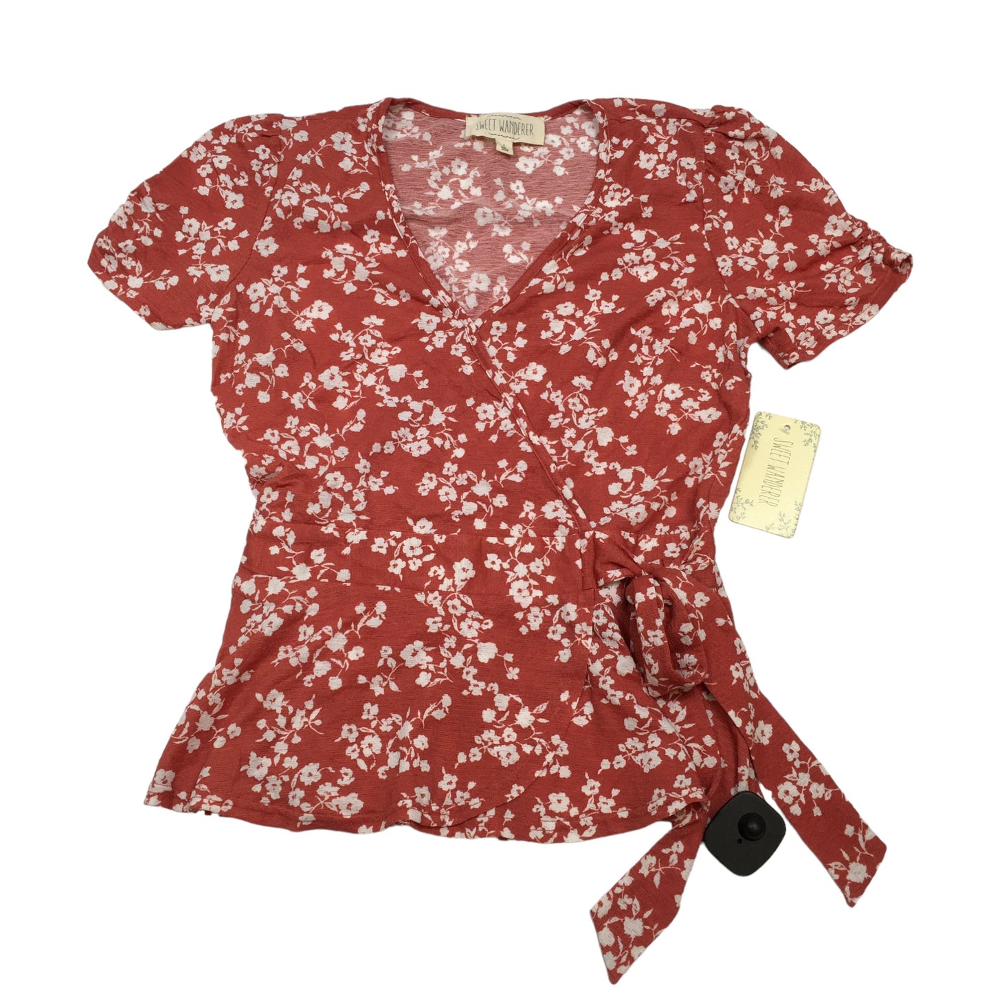 Red Top Short Sleeve Sweet Wanderer, Size S