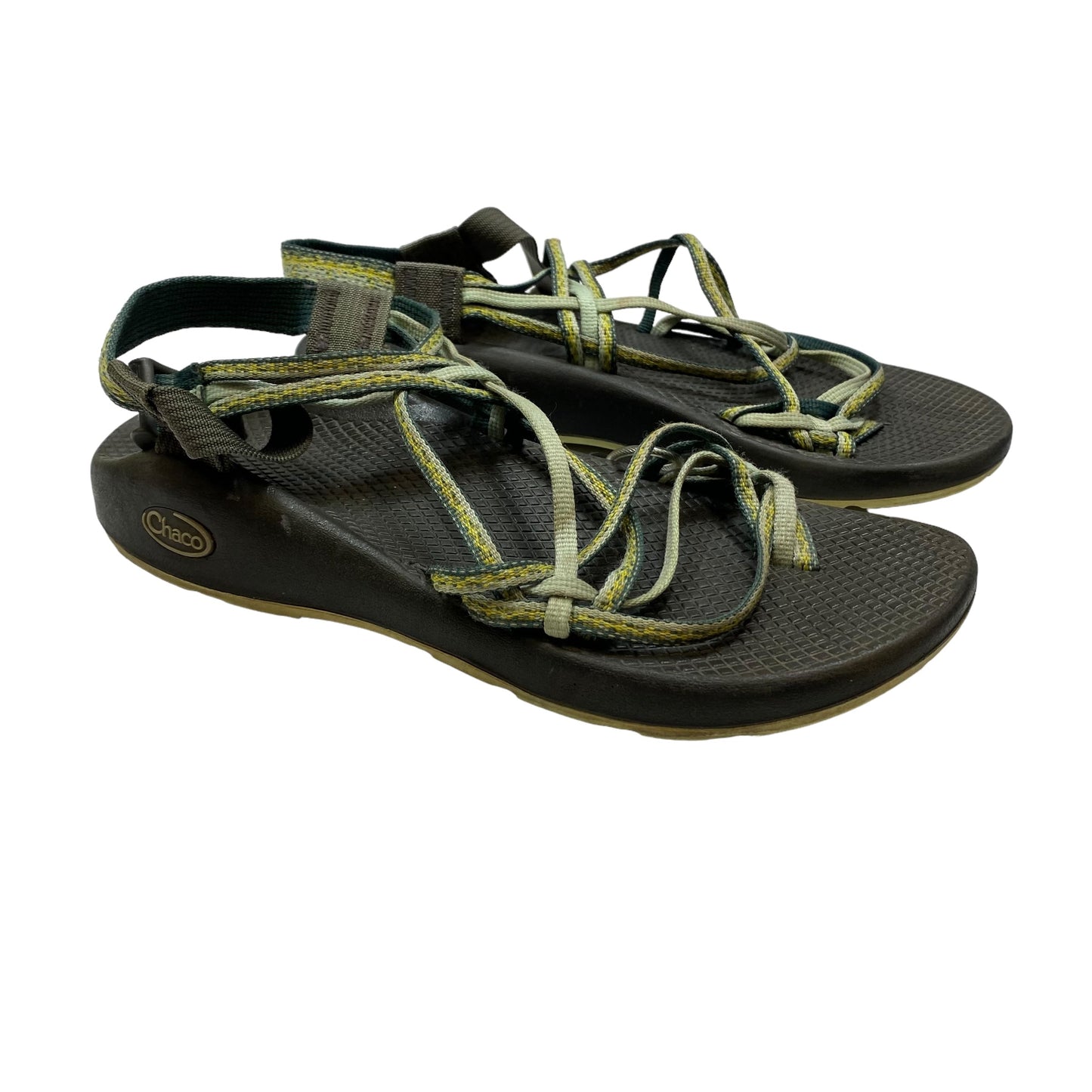 Green Sandals Sport Chacos, Size 9