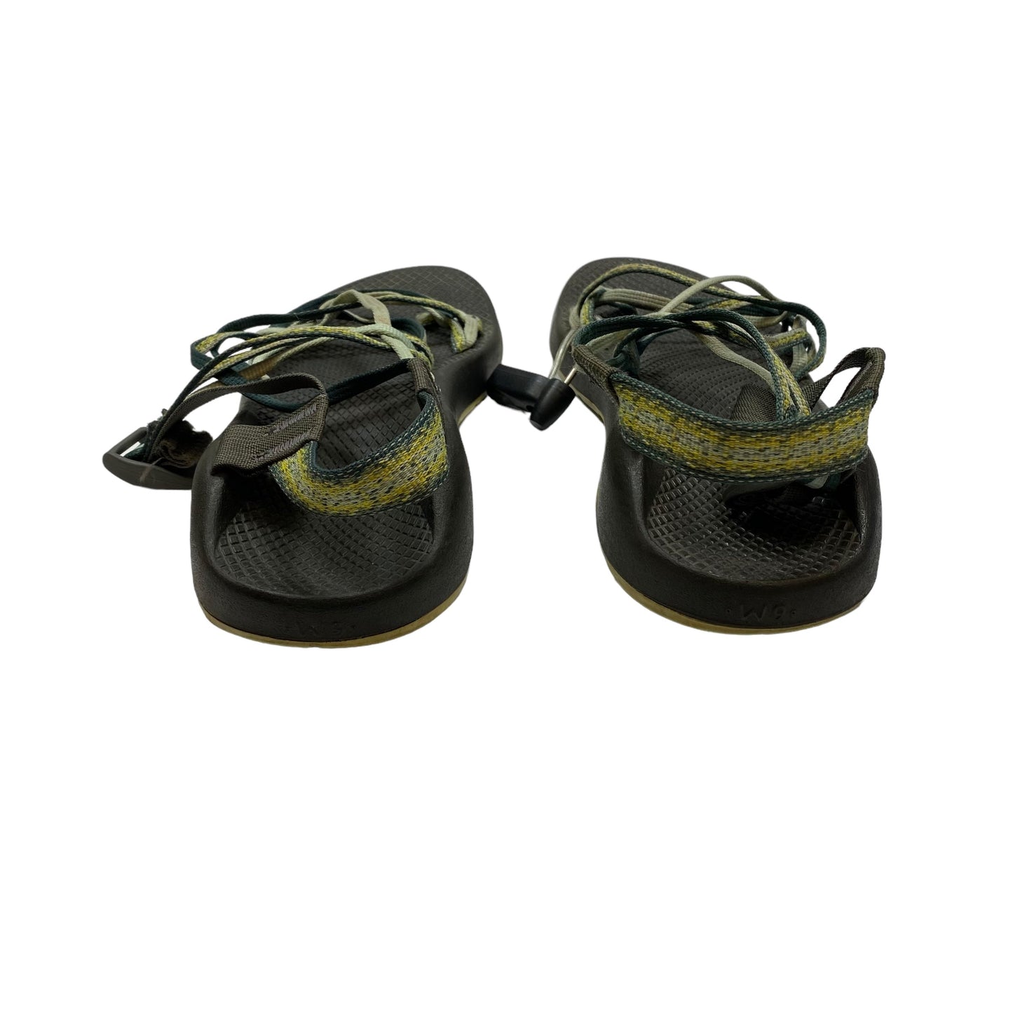 Green Sandals Sport Chacos, Size 9