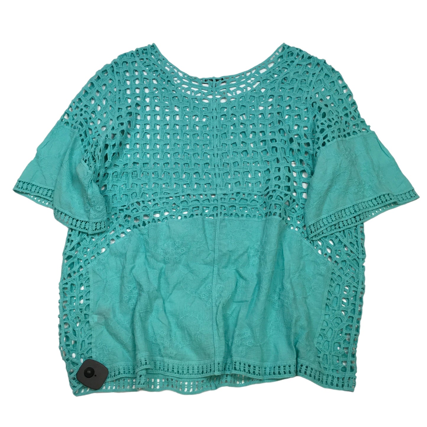 Teal Top Short Sleeve Lane Bryant, Size 3x