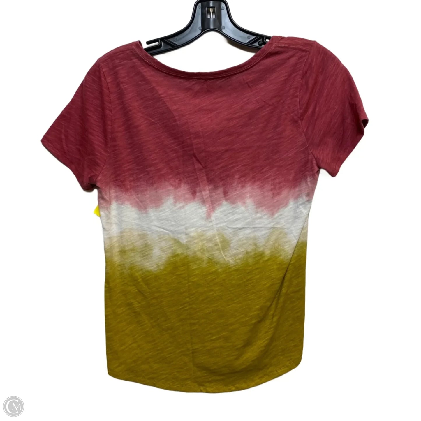 Top Short Sleeve Basic By Sonoma In Red & Yellow, Size: Sp