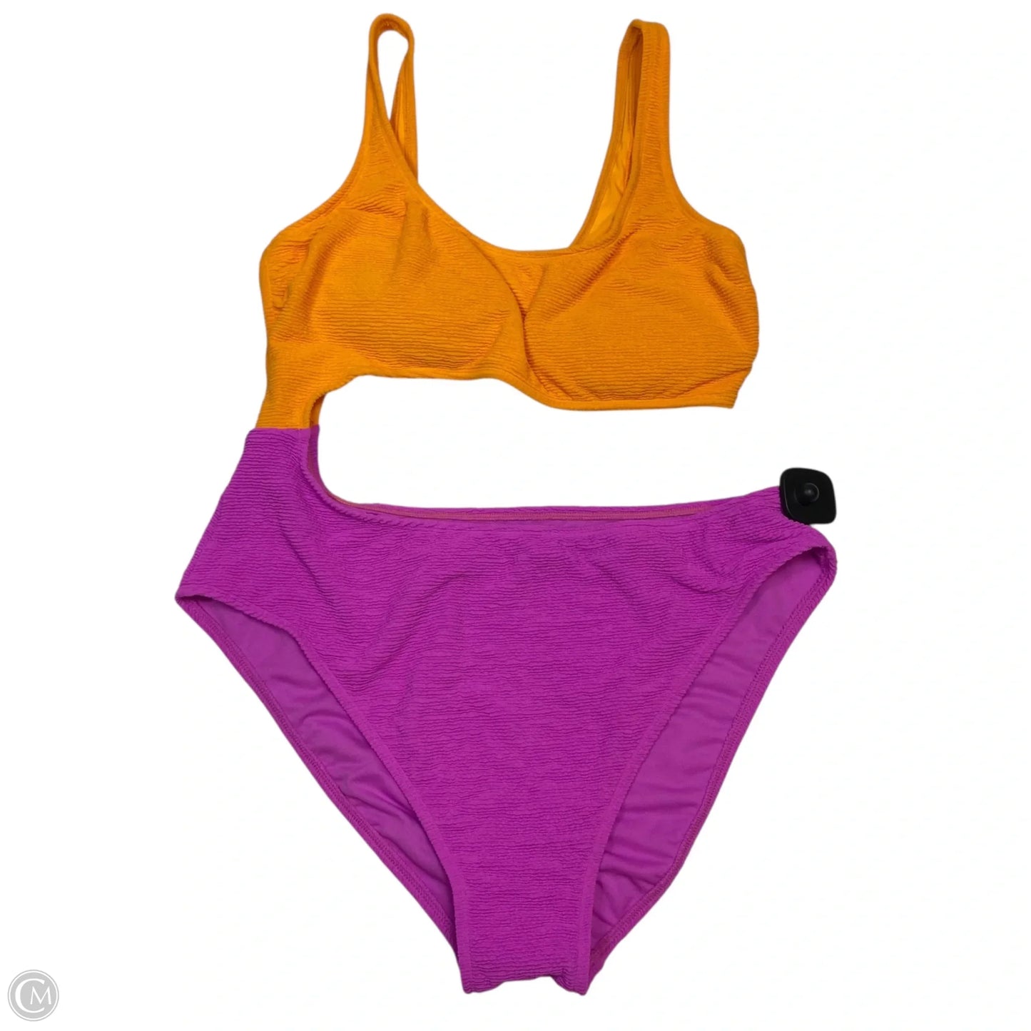 Swimsuit By Wild Fable In Orange & Purple, Size: Xl