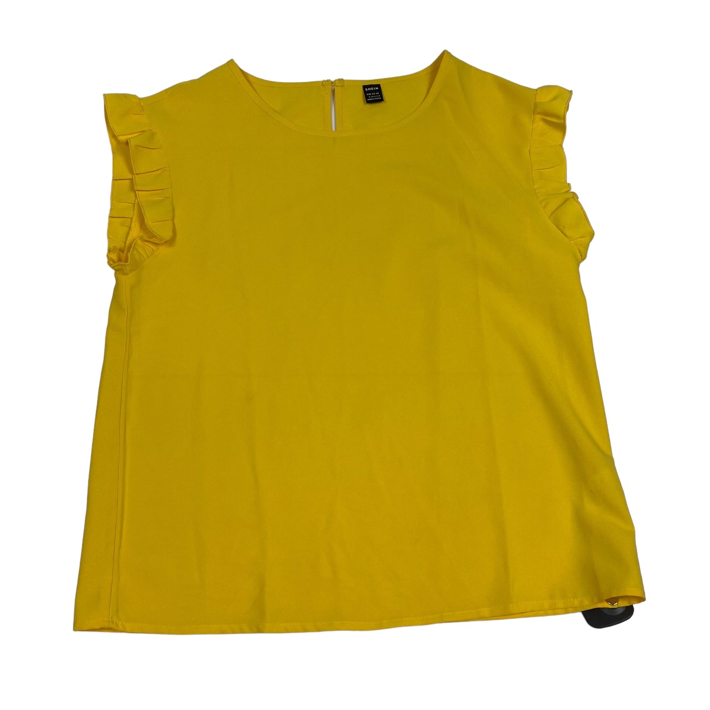 Yellow Top Sleeveless Shein, Size M