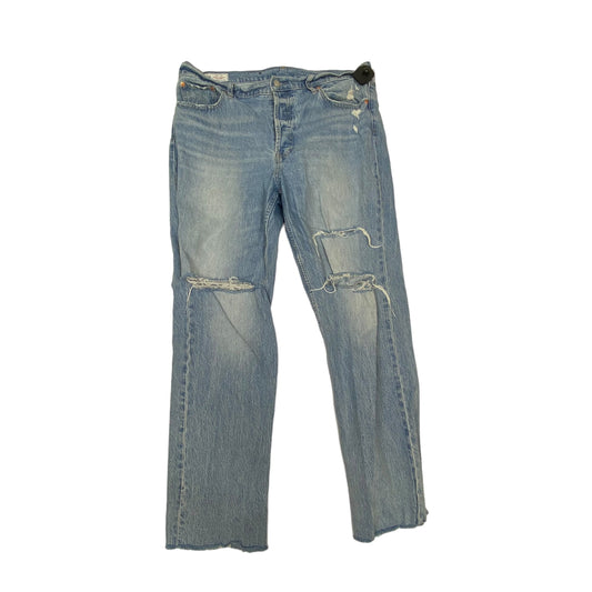 Blue Denim Jeans Boyfriend Gap, Size 16