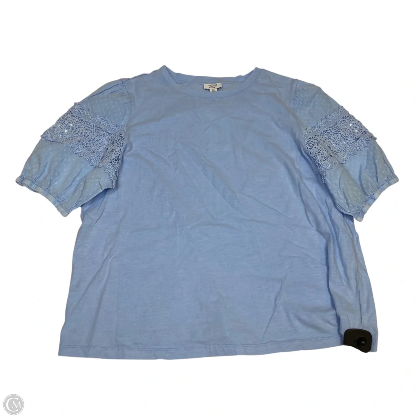Top Short Sleeve By Crown And Ivy In Blue, Size: Xl