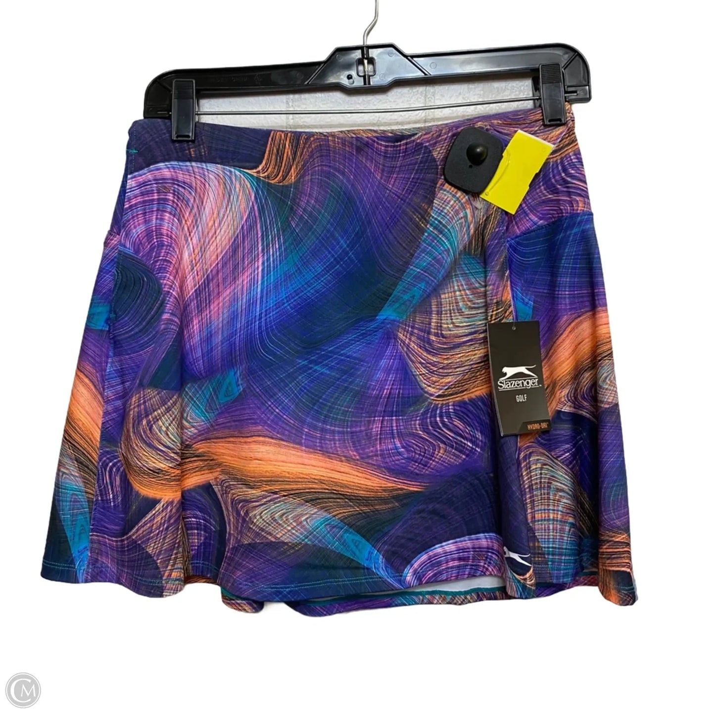 Athletic Skort By Slazenger In Orange & Purple, Size: S