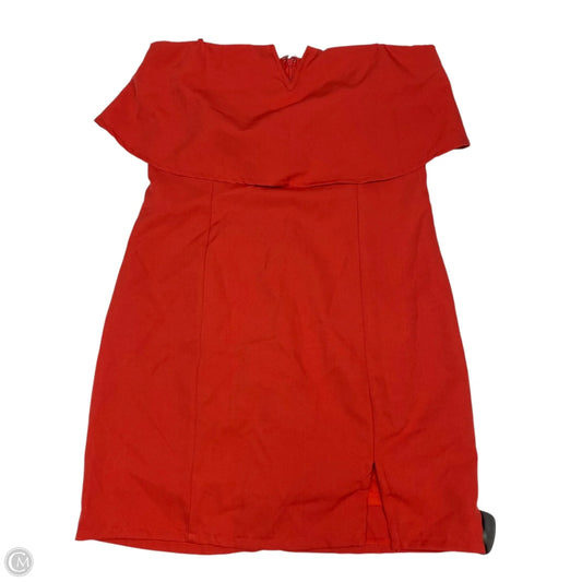 Dress Casual Short By She + Sky In Red, Size: M