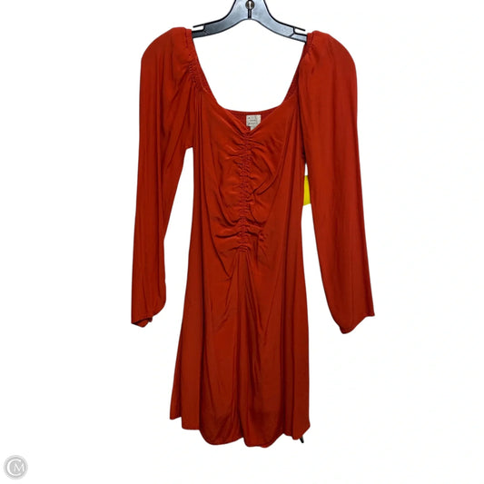 Dress Casual Short By A New Day In Orange, Size: S