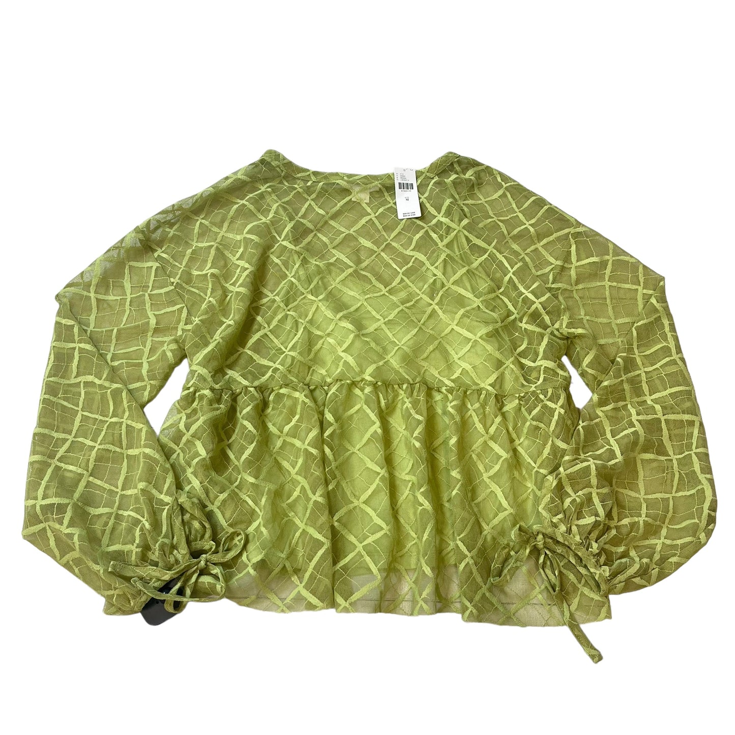 Green Top Long Sleeve Maeve, Size M