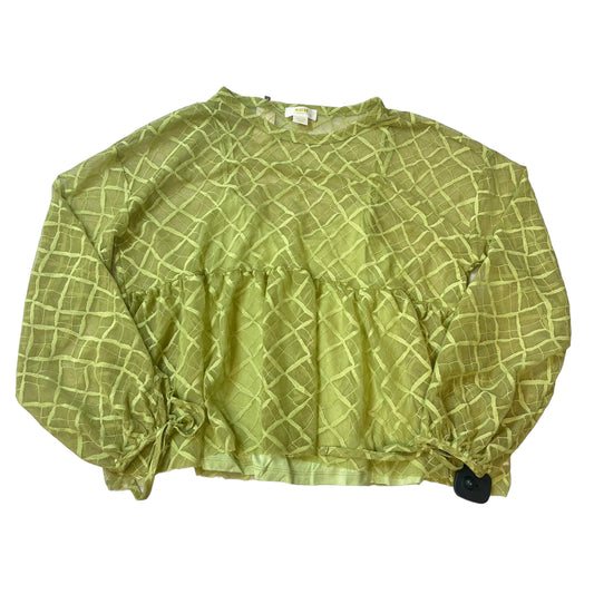 Green Top Long Sleeve Maeve, Size M