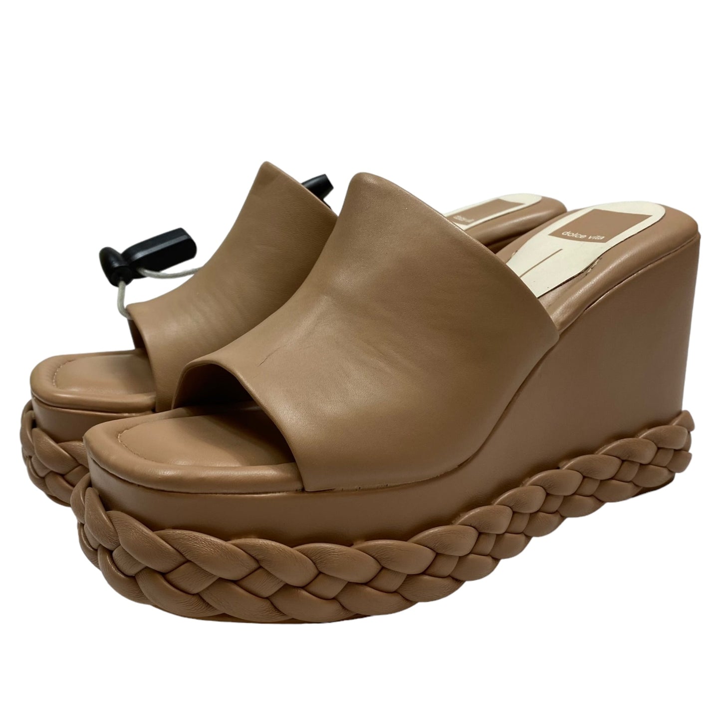 Tan Sandals Heels Wedge Dolce Vita, Size 8.5